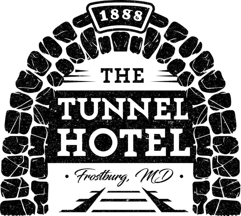 The Tunnel Hotel beside the historic railroad grade in Frostburg, Maryland